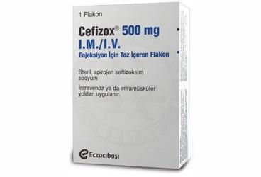 CEFIZOX 500 MG IM/IV ENJ. ICIN TOZ ICEREN FLAKON